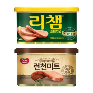 [동원] 통조림 햄 2종 200g x 6캔 리챔 런천미트
