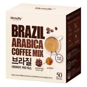 [맥널티] 브라질 아라비카 커피믹스 50개입