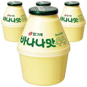 빙그레 바나나맛우유 240ml x 4개/6개/18개
