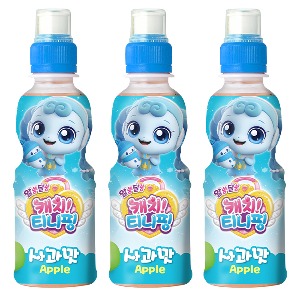 웅진 어린이음료 알쏭달쏭 캐치 티니핑 사과맛 200ml x48개음료수