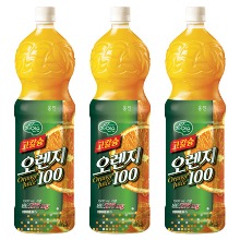 [웅진] 자연은 고칼슘 오렌지100 1.5L(낱개)음료수