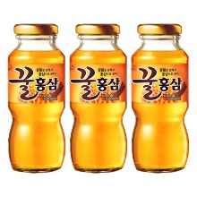 [웅진] 꿀홍삼(병) 180ml x 48병 온장고음료