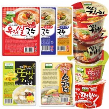 칠갑농산 모음 매운국물 떡볶이/똑쌀떡국/우리쌀국수